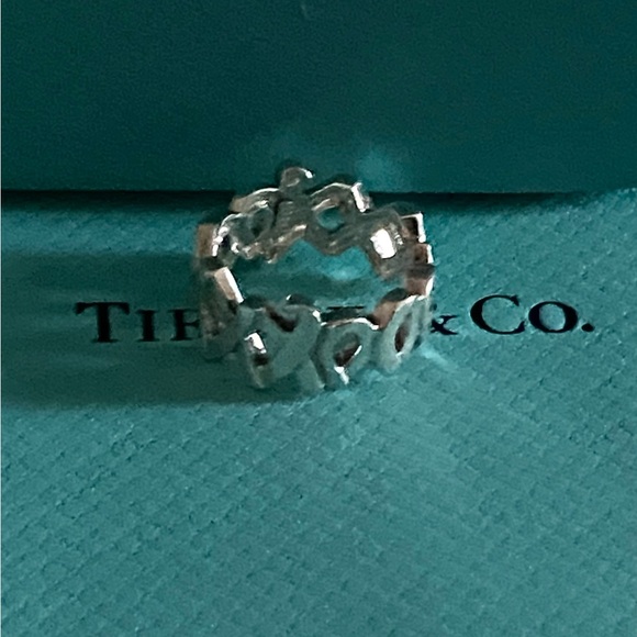 Tiffany & Co. Silver XO Ring - Picture 5 of 5